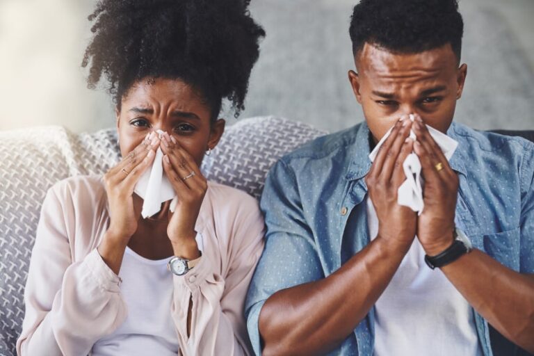 sick couple