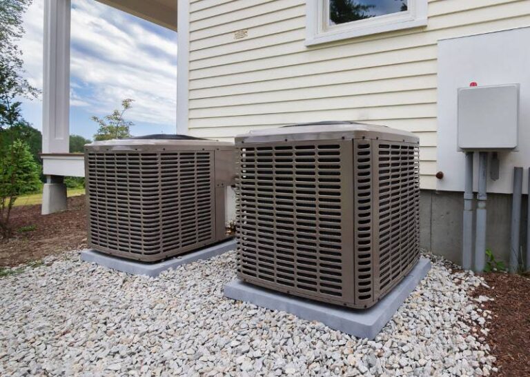 two ac units outside min